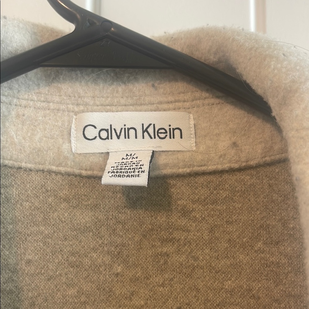 Calvin Klein Tan Polyester Jacket Lightweight Cla… - image 2